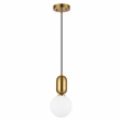 Safavieh Amagiri Glass and Iron 6 Inch Pendant in Multi-Color