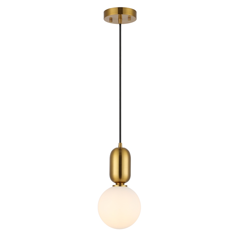 Safavieh Amagiri Glass and Iron 6 Inch Pendant in Multi-Color
