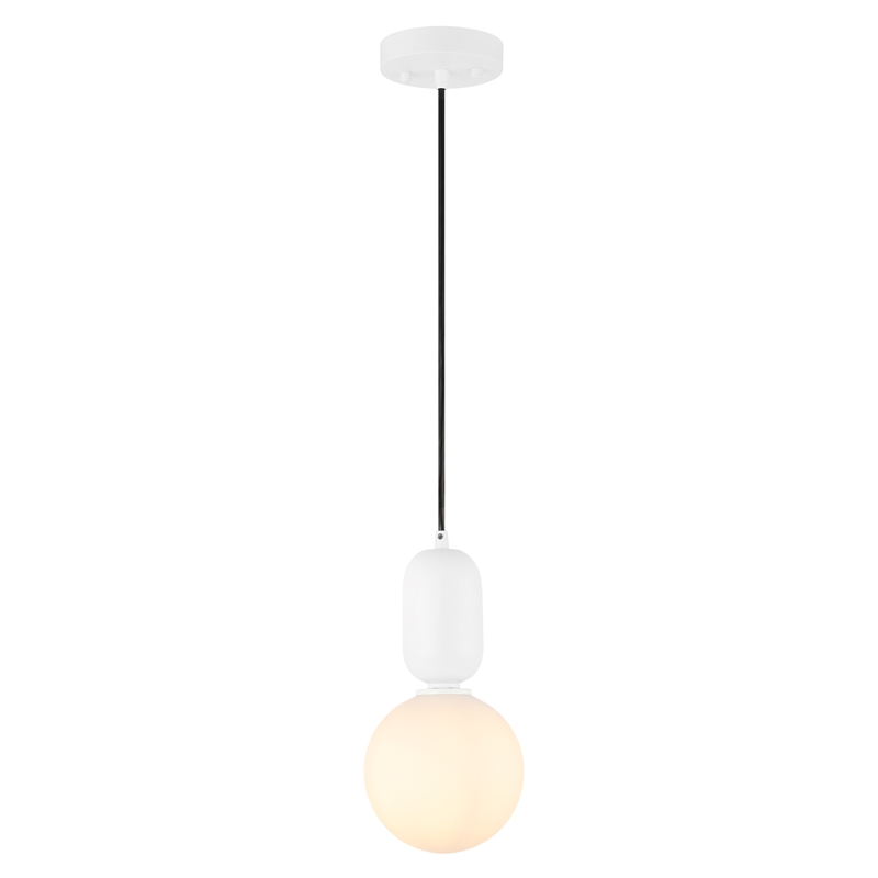 Safavieh Amagiri Glass and Iron 6 Inch Pendant in Multi-Color