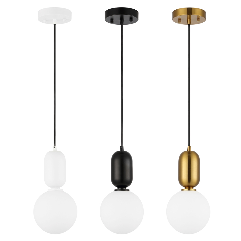 Safavieh Amagiri Glass and Iron 6 Inch Pendant in Multi-Color