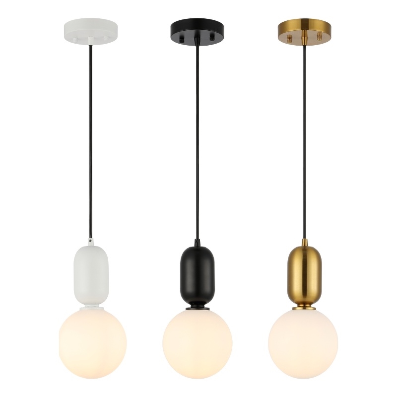 Safavieh Amagiri Glass and Iron 6 Inch Pendant in Multi-Color