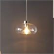 Safavieh Wessley Iron and Glass 11 Inch Pendant in Clear / Nickel