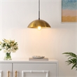 Safavieh Jorden Iron 14 Inch Pendant in Brass / Black