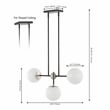 Safavieh Collier Iron and Glass 3Lt 28