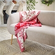 Safavieh Frost Cotton Throw in Red