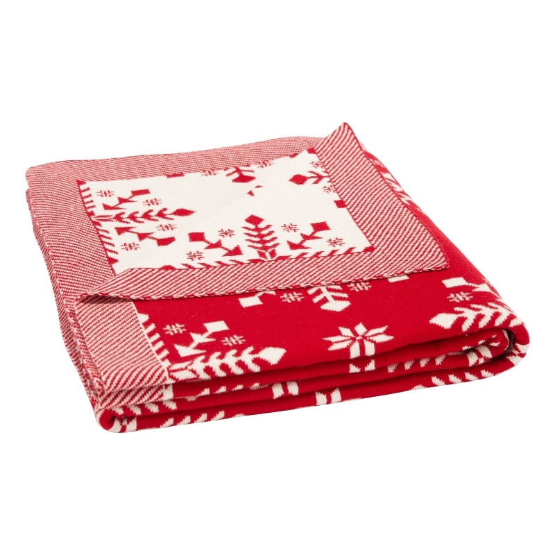 Safavieh Frost Cotton Throw in Red