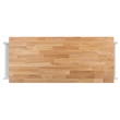 Safavieh Kesler Wood 2 Door 1 Shelf Cart in White / Natural