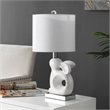 Safavieh Ruby Ceramic and Iron Rabbit Lamp  in White
