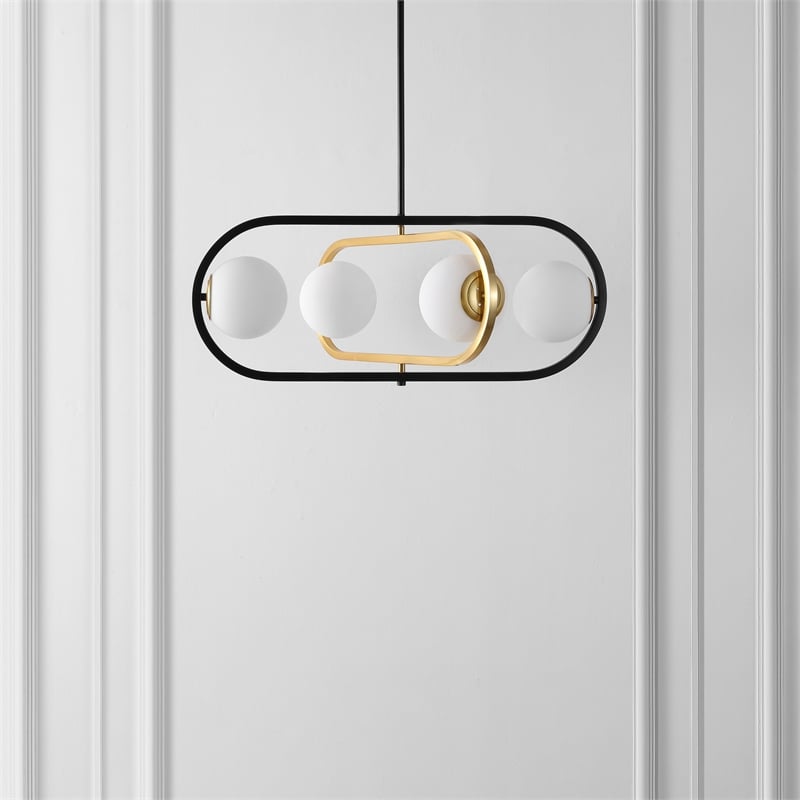 Safavieh Urbana Iron and Glass 4 Lt 26.75