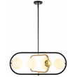 Safavieh Urbana Iron and Glass 4 Lt 26.75