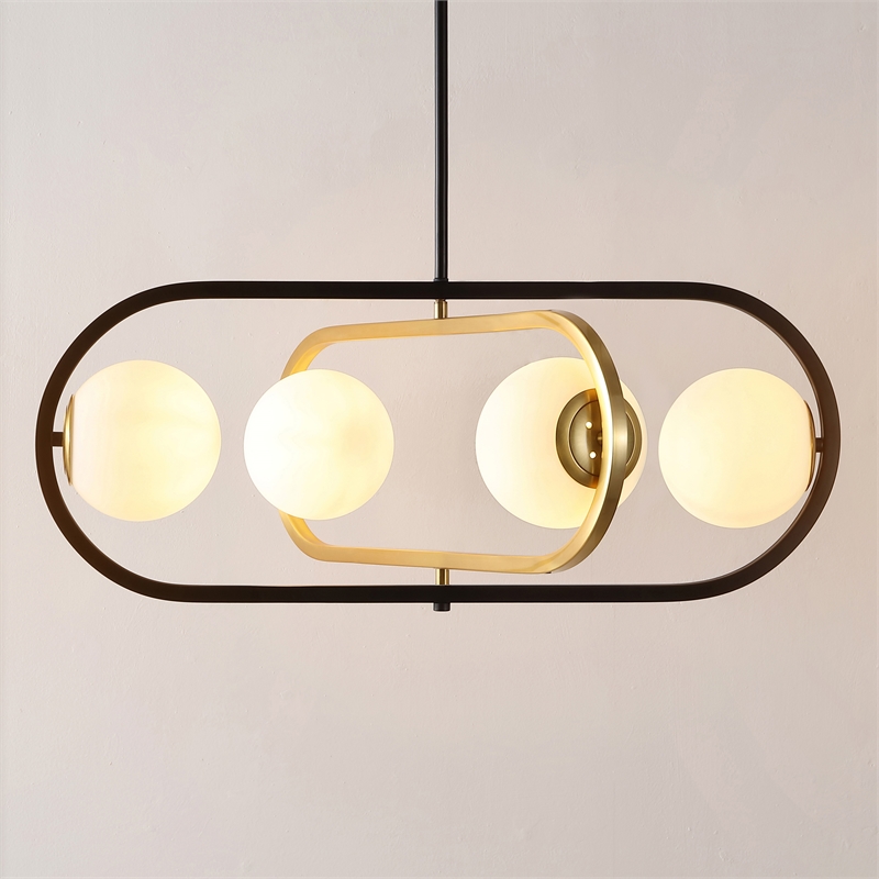 Safavieh Urbana Iron and Glass 4 Lt 26.75