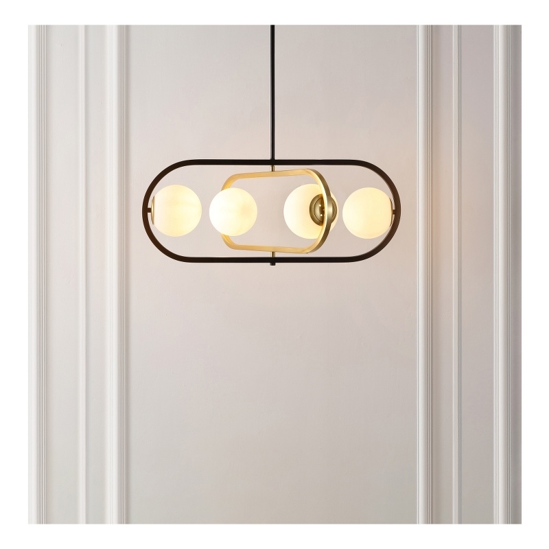 Safavieh Urbana Iron and Glass 4 Lt 26.75