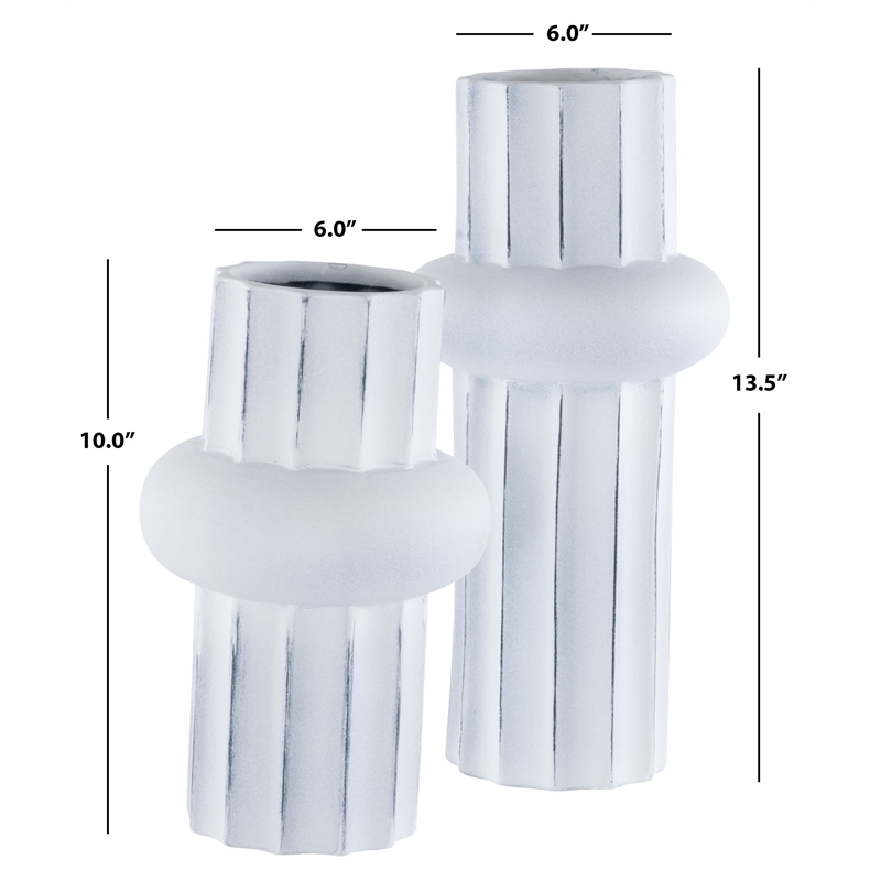 Safavieh Croix Ceramic Vase in White
