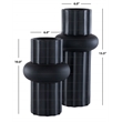 Safavieh Croix Ceramic Vase  in Black