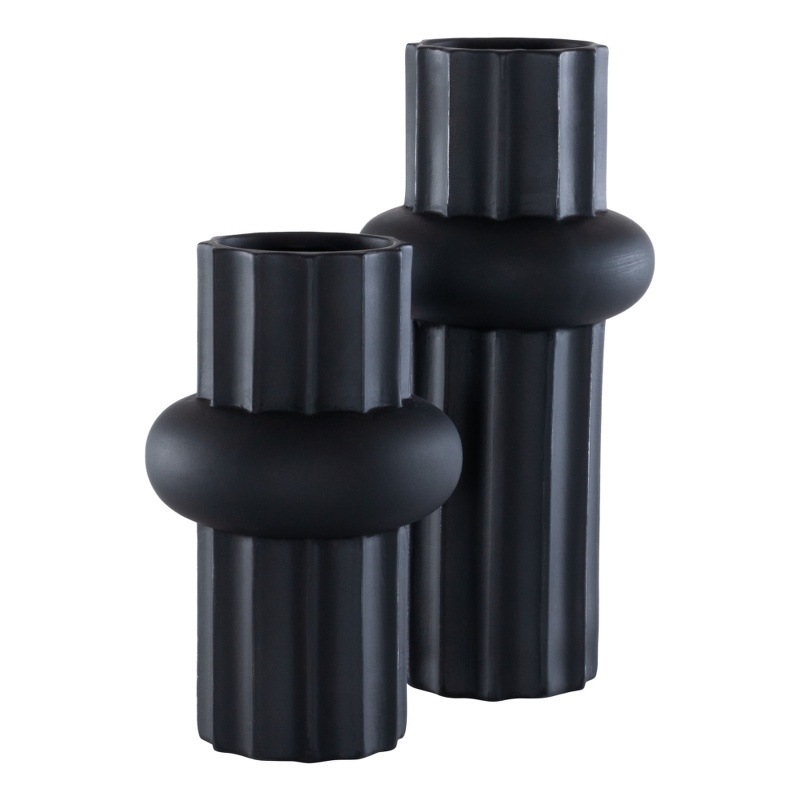 Safavieh Croix Ceramic Vase  in Black