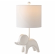 Safavieh Ellie Elephant Lamp Ceramic and Iron  in White