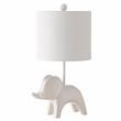 Safavieh Ellie Elephant Lamp Ceramic and Iron  in White