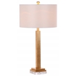 Safavieh Perri  Iron and Cotton Table Lamp in Gold / Off White