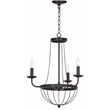 Safavieh Jacques Iron Chandelier in Black