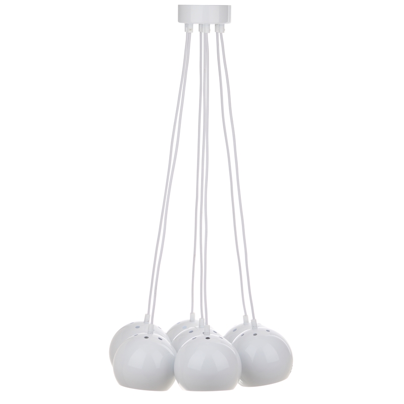 Safavieh Rome Bearing Iron Pendant Lamp in White
