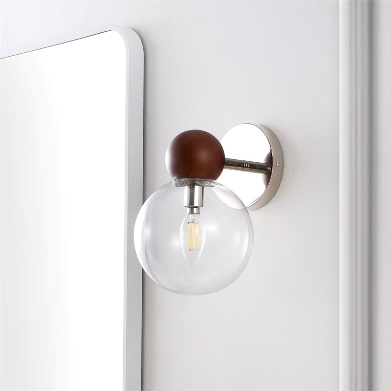 Safavieh Rio Solid Wood and Glass 7.5