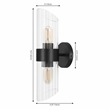 Safavieh Eytan Iron and Glass 2Lt 6.25