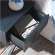 Safavieh Sadie Metal and Wood 1 Drawer Nightstand  in Navy