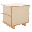 Safavieh Rodney Metal and Wood 2 Drawer Nightstand in White