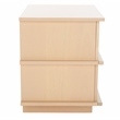 Safavieh Rodney Metal and Wood 2 Drawer Nightstand in White