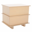 Safavieh Rodney Metal and Wood 2 Drawer Nightstand in White