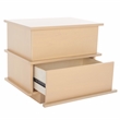 Safavieh Rodney Metal and Wood 2 Drawer Nightstand in White