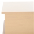 Safavieh Rodney Metal and Wood 2 Drawer Nightstand in White