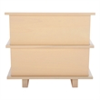 Safavieh Rodney Metal and Wood 2 Drawer Nightstand in White