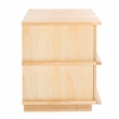 Safavieh Rodney Metal and Wood 2 Drawer Nightstand  in Natural
