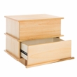 Safavieh Rodney Metal and Wood 2 Drawer Nightstand  in Natural