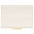 Safavieh Axelle Wood and Metal 1 Drawer Nightstand  in White / Gold