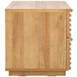 Safavieh Averi Wood 2 Drawer Nightstand in Oak