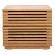 Safavieh Averi Wood 2 Drawer Nightstand in Oak