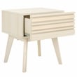Safavieh Esma Wood 1 Drawer Nightstand in White