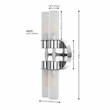 Safavieh Joli Iron and Glass 4Lt 4.25