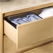 Safavieh Bellarose Metal and Wood Travertine Dresser in Natural / Sand