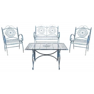 Safavieh Sophie Iron 4 Piece Set  in Blue