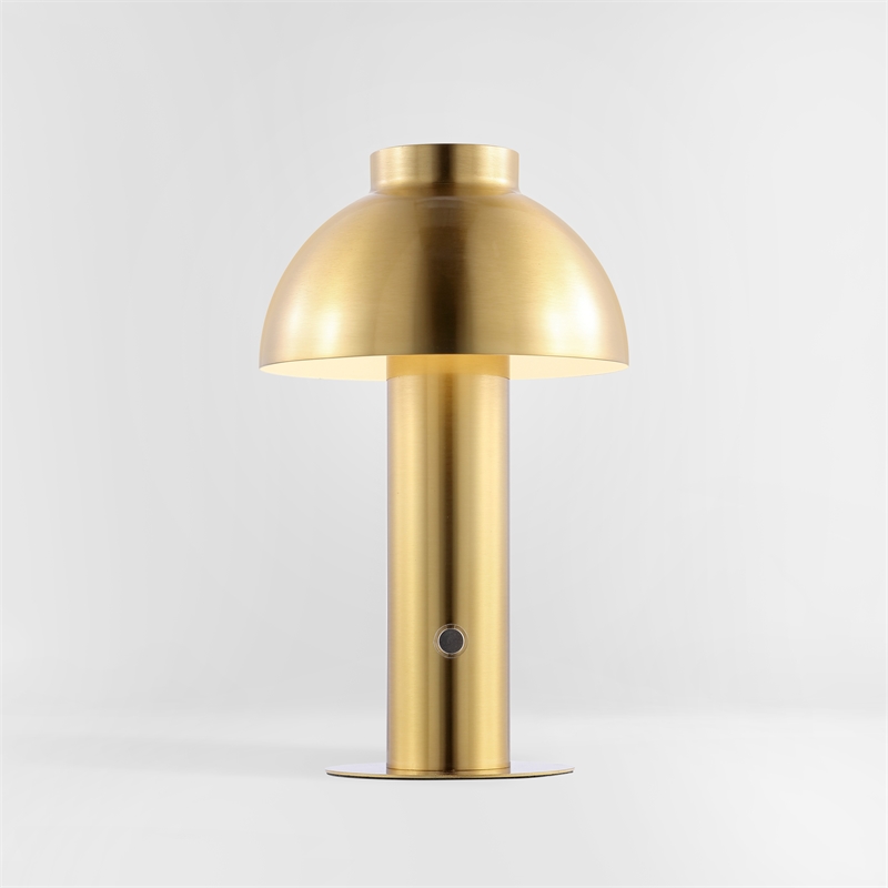 Safavieh Niara Iron Rechargeable Led Table in Brass