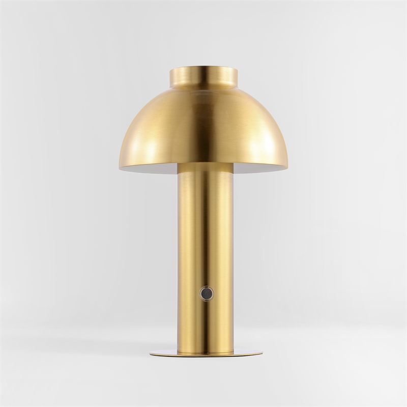 Safavieh Niara Iron Rechargeable Led Table in Brass