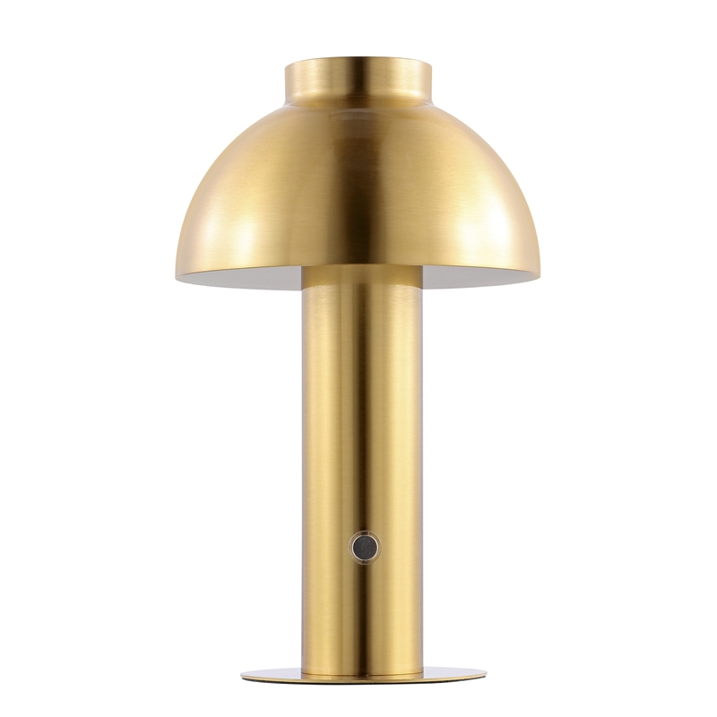 Safavieh Niara Iron Rechargeable Led Table in Brass