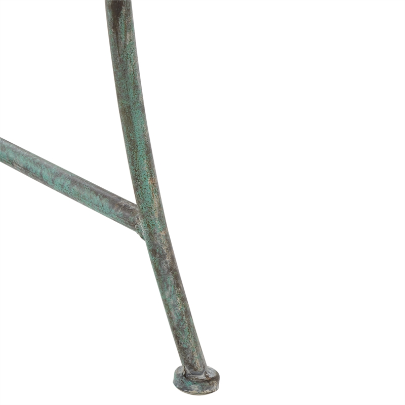 Safavieh Hadley Iron Bench  in Green