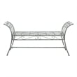 Safavieh Hadley Iron Bench  in Green