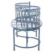 Safavieh Lara Kissing  Iron Bench in Blue