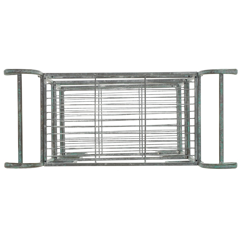 Safavieh Noreen Iron 3 Tier Shelf  in Green
