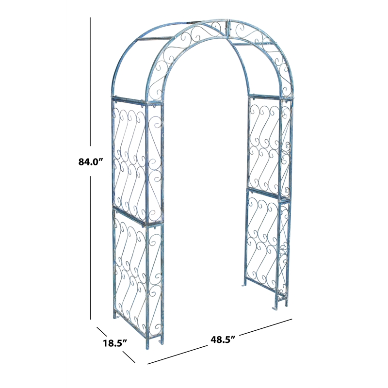 Safavieh Pagan  Iron Arch in Blue